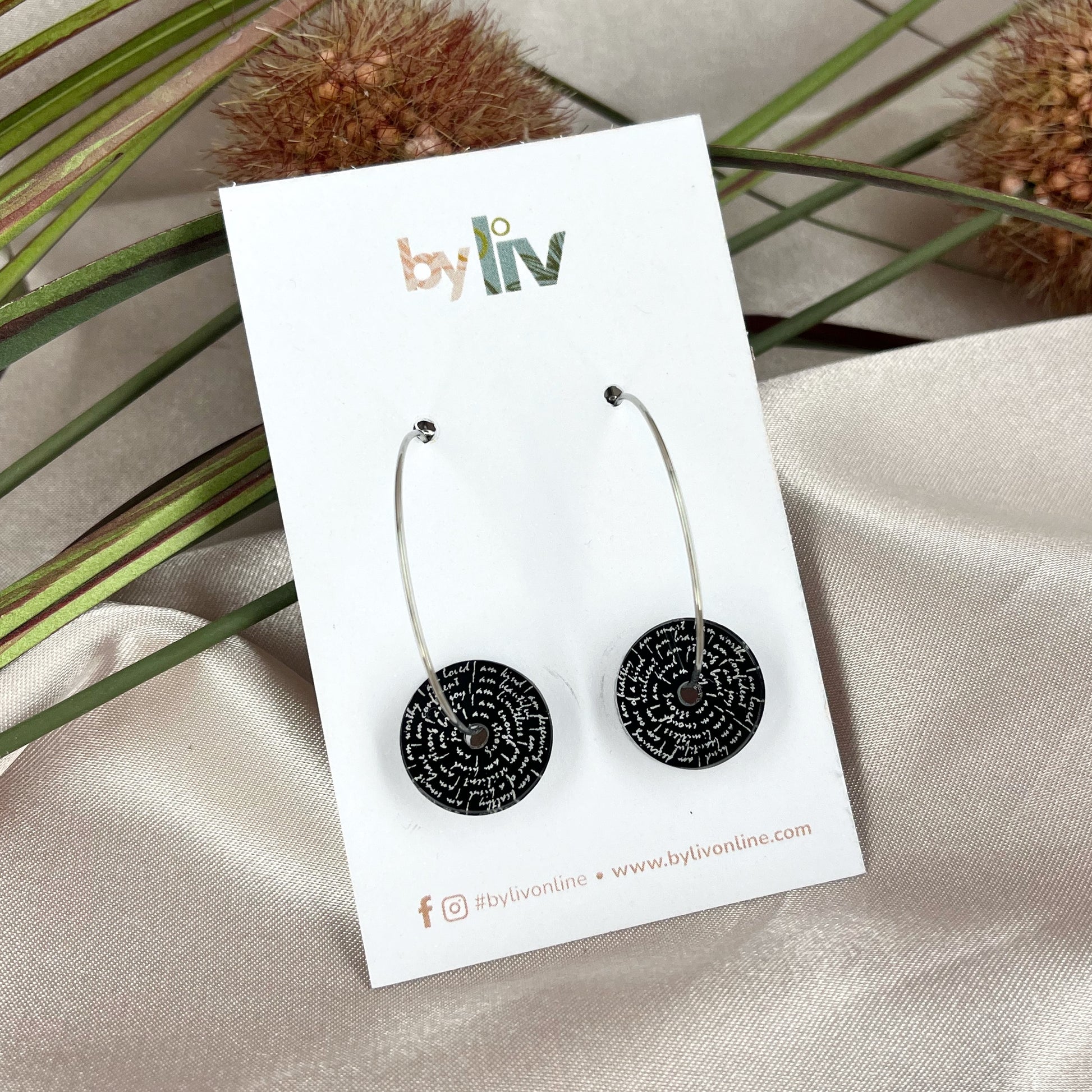 Petite Affirmation Hoops