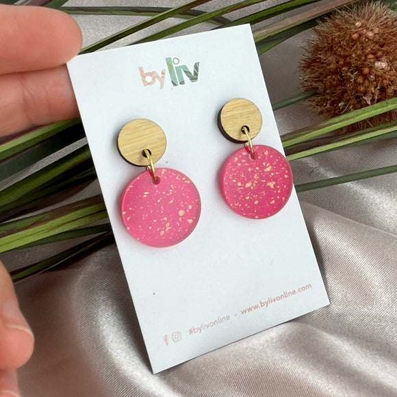 Pink Power - Petite Dangle Earrings