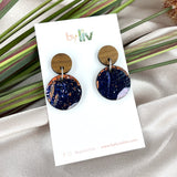 Autumn Flame - Petite Dangle Earrings