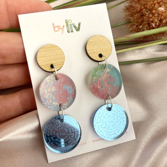 Spring Meadow -Affirmation Dangle Earrings
