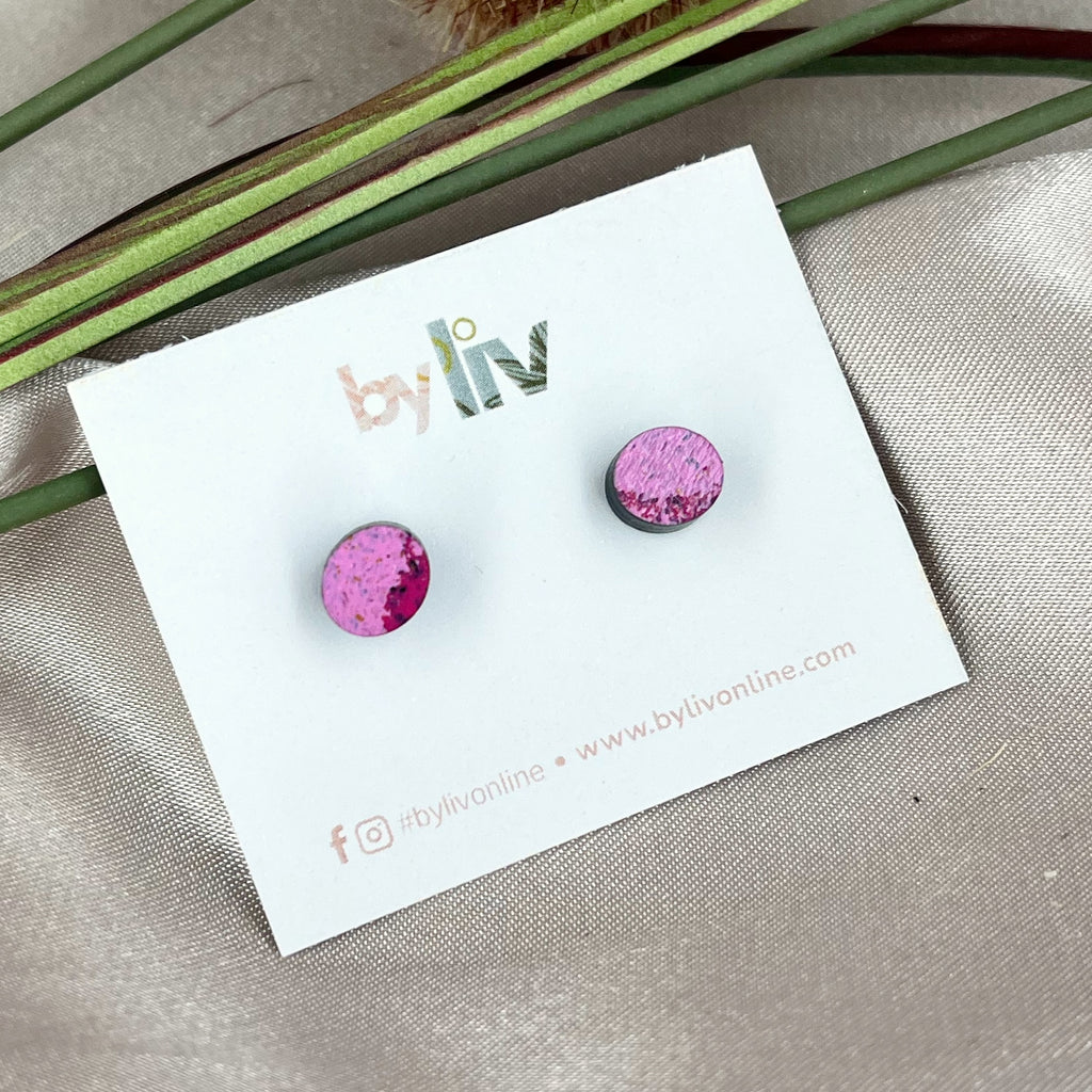 Electric Bloom Petite Studs