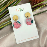 Rose Gems - Petite Dangle Earrings