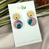 Rose Gems - Petite Dangle Earrings