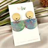 Spring Meadows - Scallop Dangle Earrings