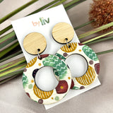 Rustic delights - Statement Dangle Earrings