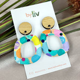 Confetti - Small Abstract Dangle Earrings