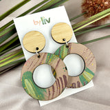Blush Blooms - Statement Dangle Earring