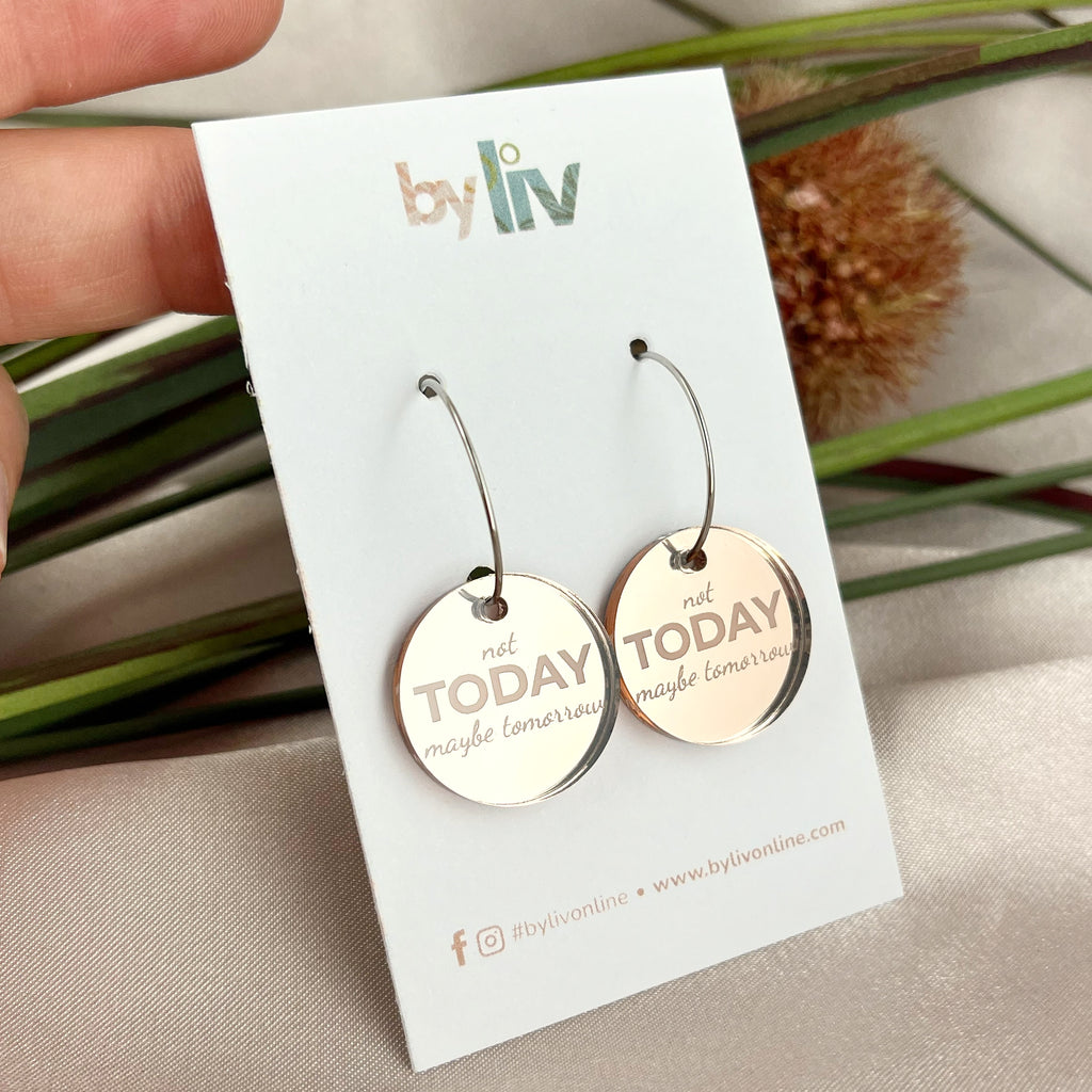 Not Today Earrings – The Unfiltered Collection
