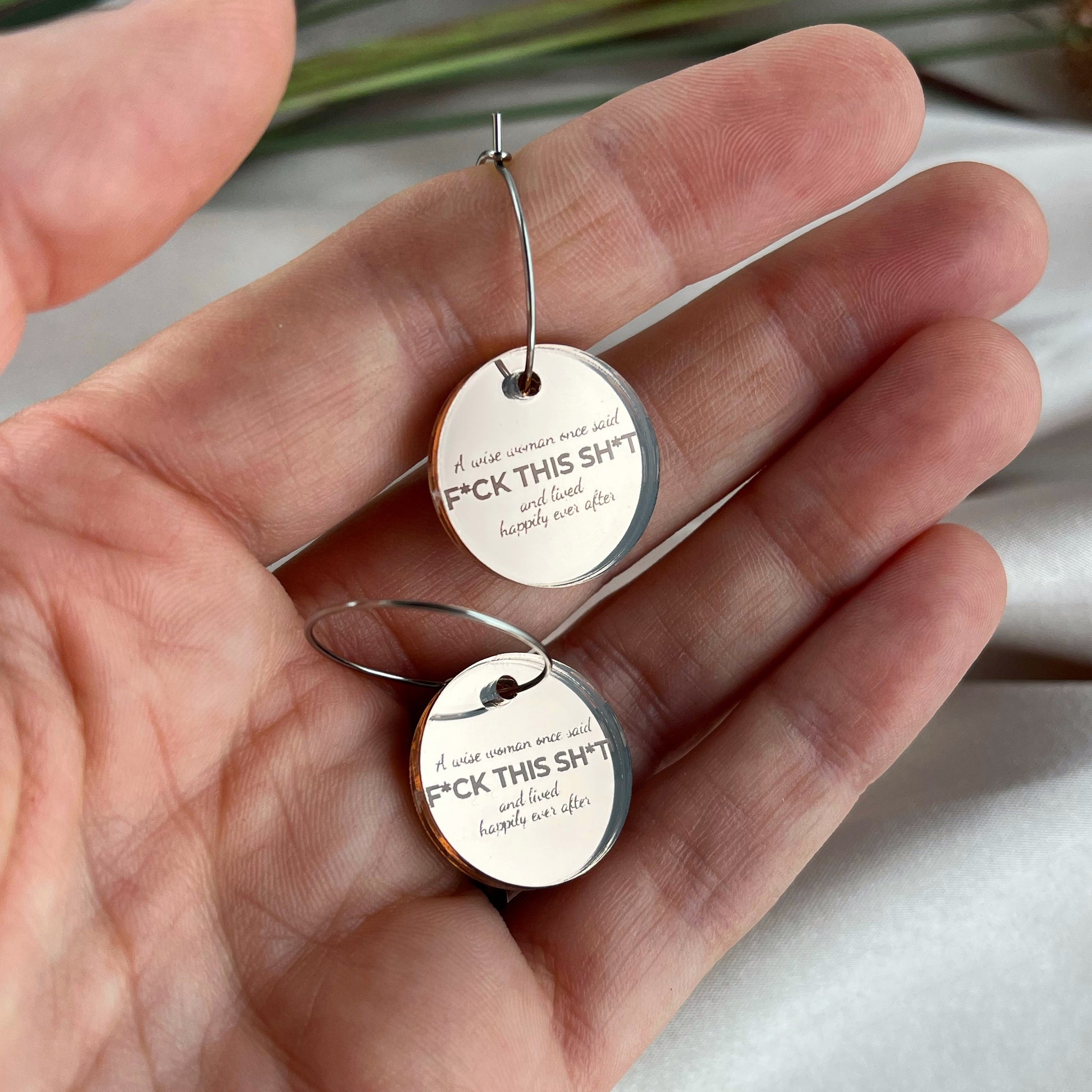 FCK THIS SHT Earrings – The Unfiltered Collection