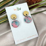 Rose Gems - Petite Dangle Earrings