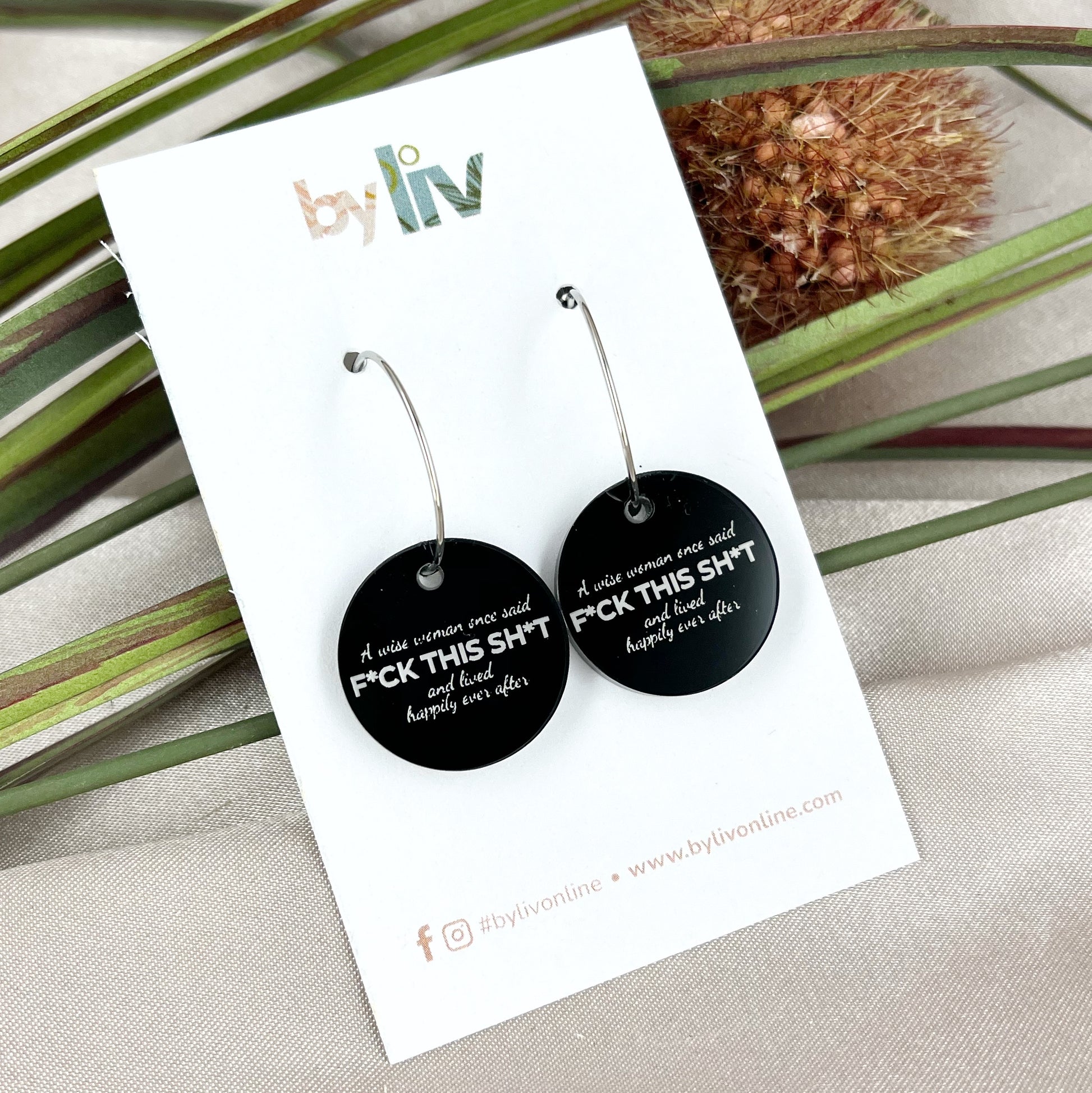 FCK THIS SHT Earrings – The Unfiltered Collection