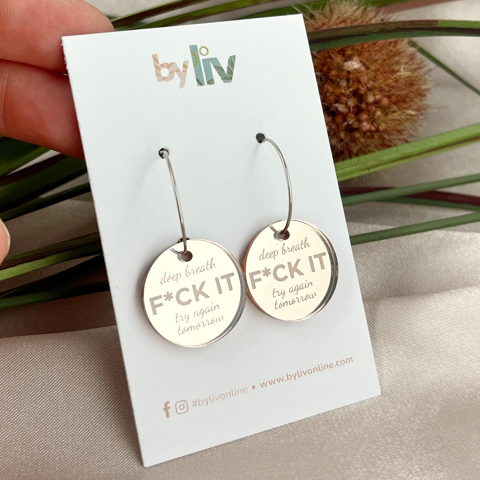 F*CK IT Earrings – The Unfiltered Collection
