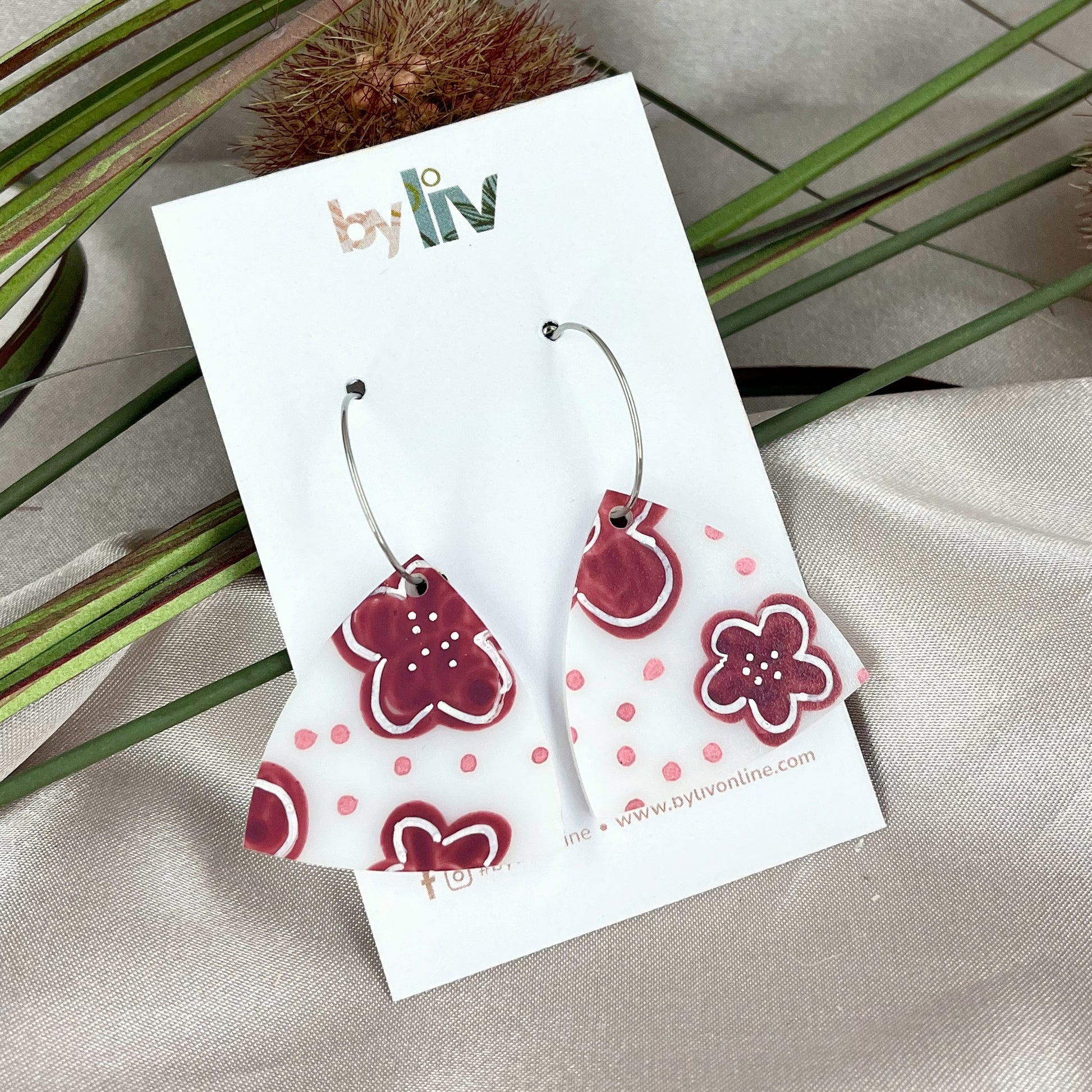 Wildflower Fields - Statement Fan Hoops