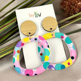 Confetti - Abstract Dangle Earrings