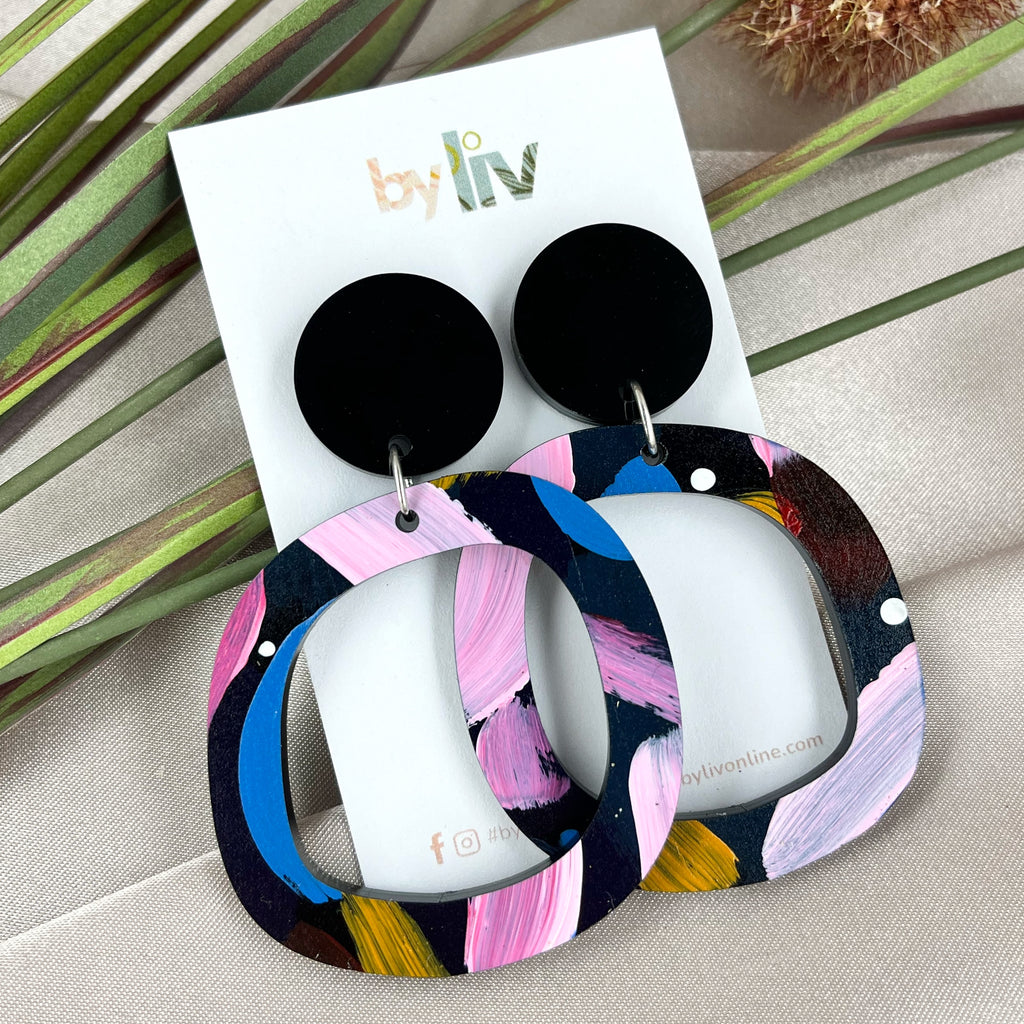 Bold Intentions – Abstract Dangle Earrings