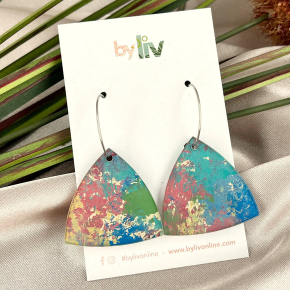 Spring Meadows - Hoop Earrings
