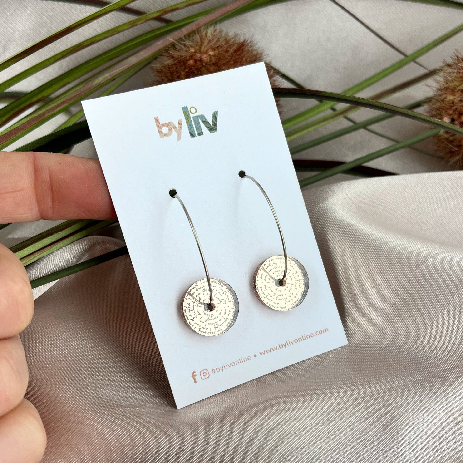 Petite Affirmation Hoops