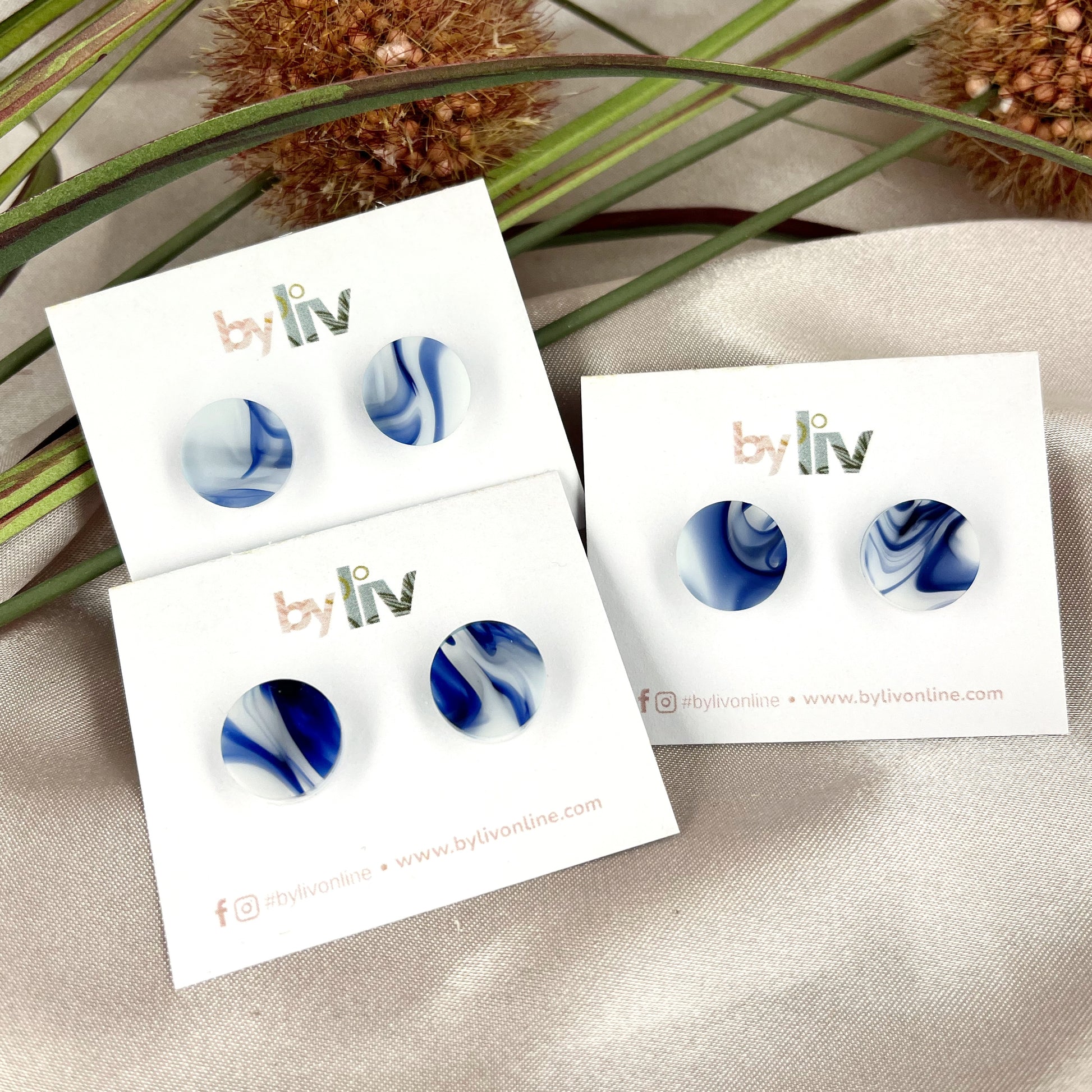 Midnight Tide Studs