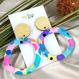 Confetti - Abstract Dangle Earrings