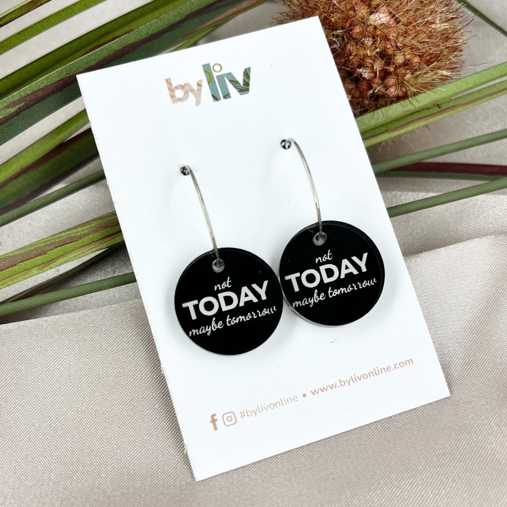 Not Today Earrings – The Unfiltered Collection