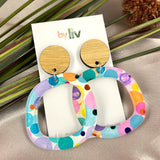 Confetti - Abstract Dangle Earrings