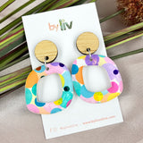 Confetti - Small Abstract Dangle Earrings