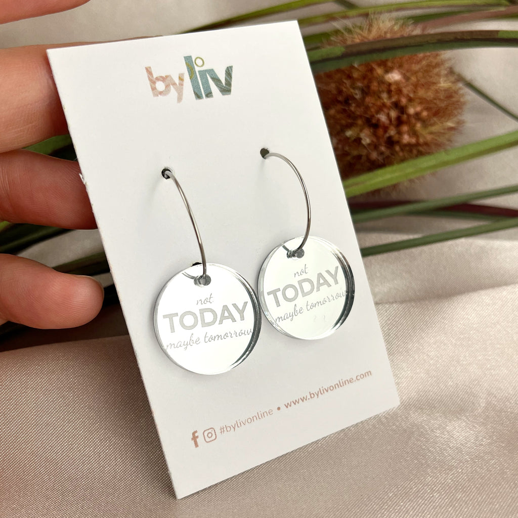 Not Today Earrings – The Unfiltered Collection