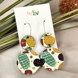 Rustic delights - Double Drop Hoop Earrings