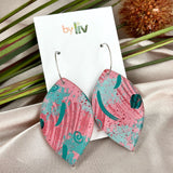 Rose Gems - Leaf Dangles