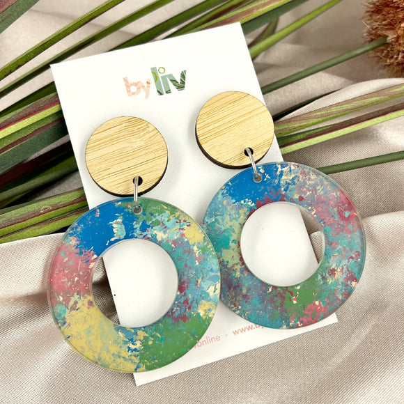 Spring Meadows - Statement Dangle Earring