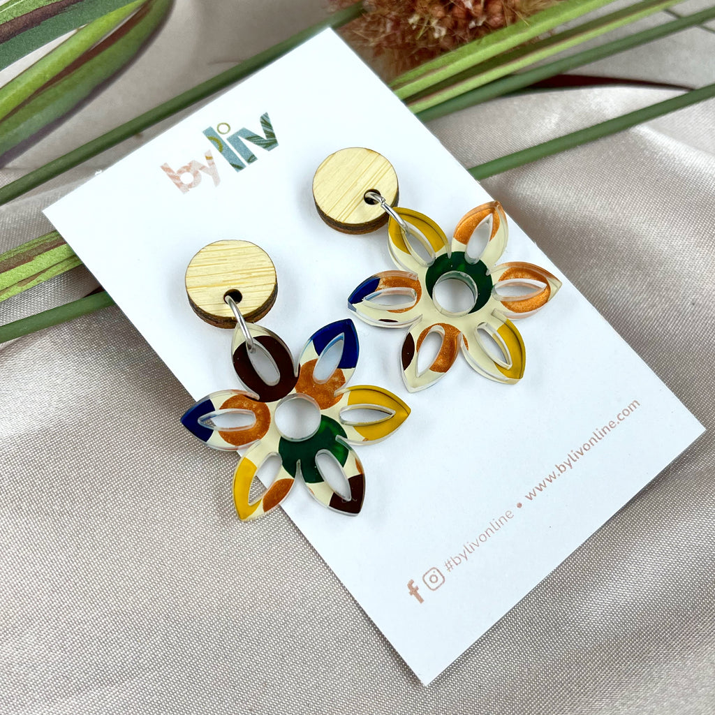 Golden Hour Bloom Earrings