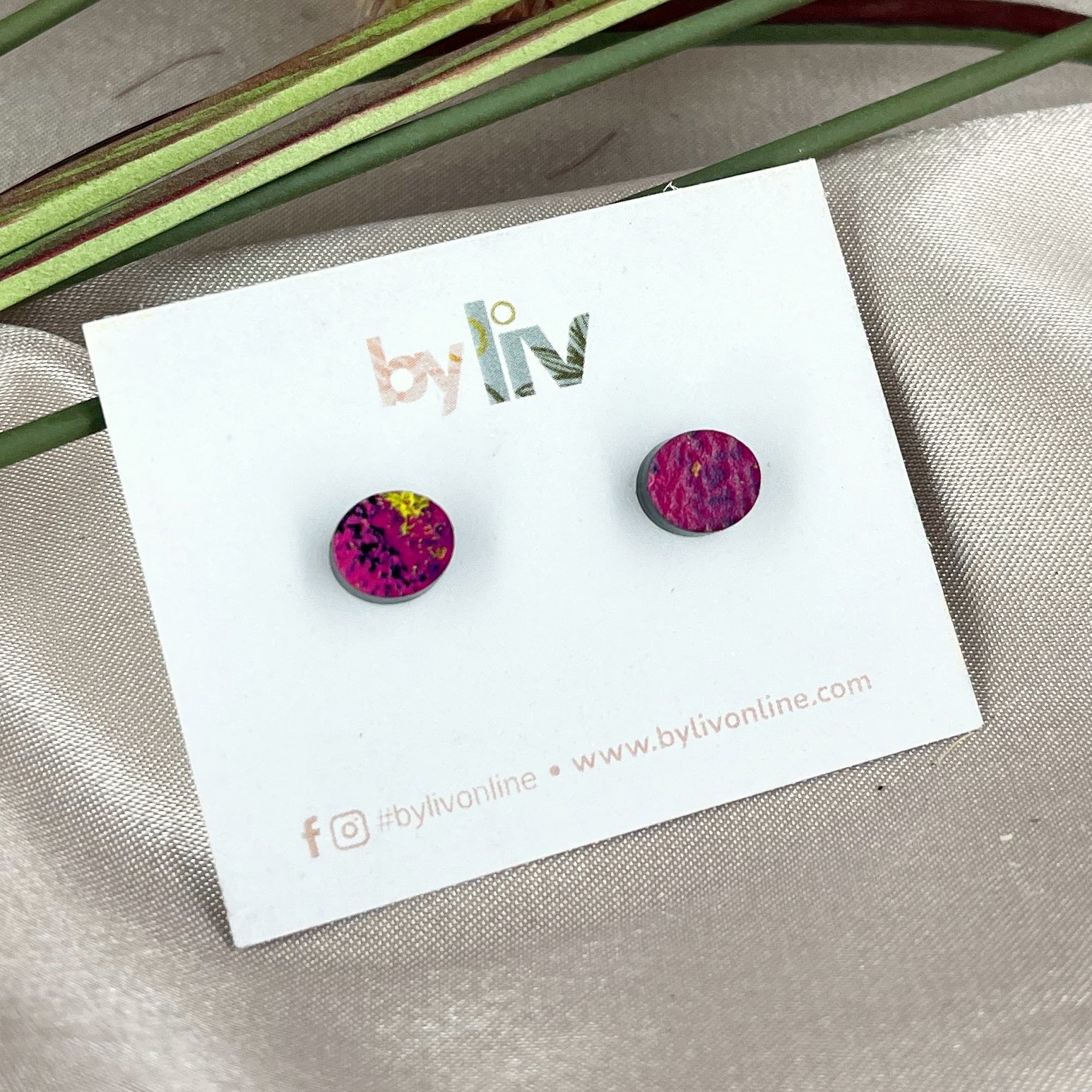 Electric Bloom Petite Studs