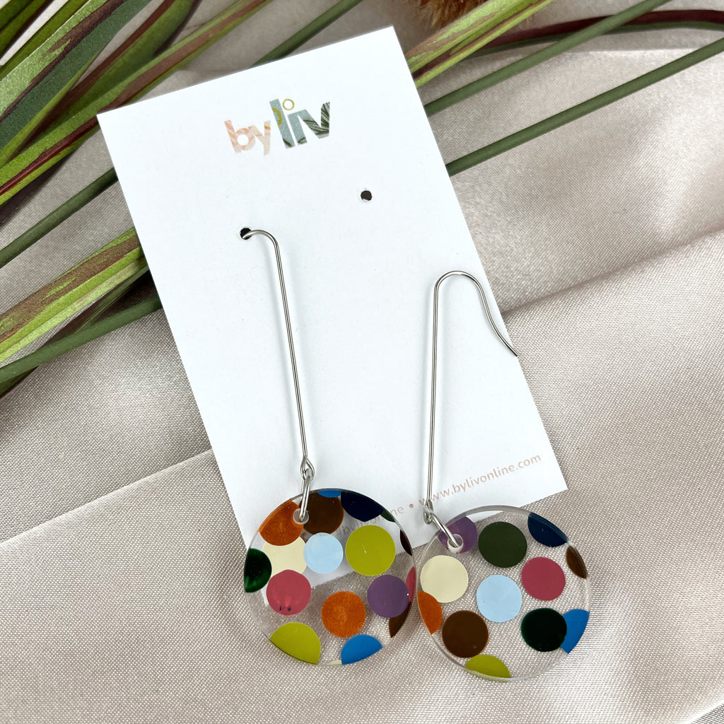 Confetti Days – Long Dangle Earrings