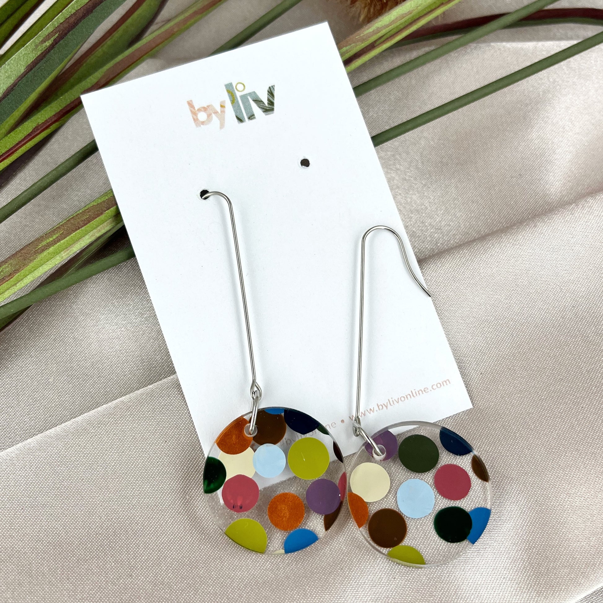 Confetti Days – Long Dangle Earrings