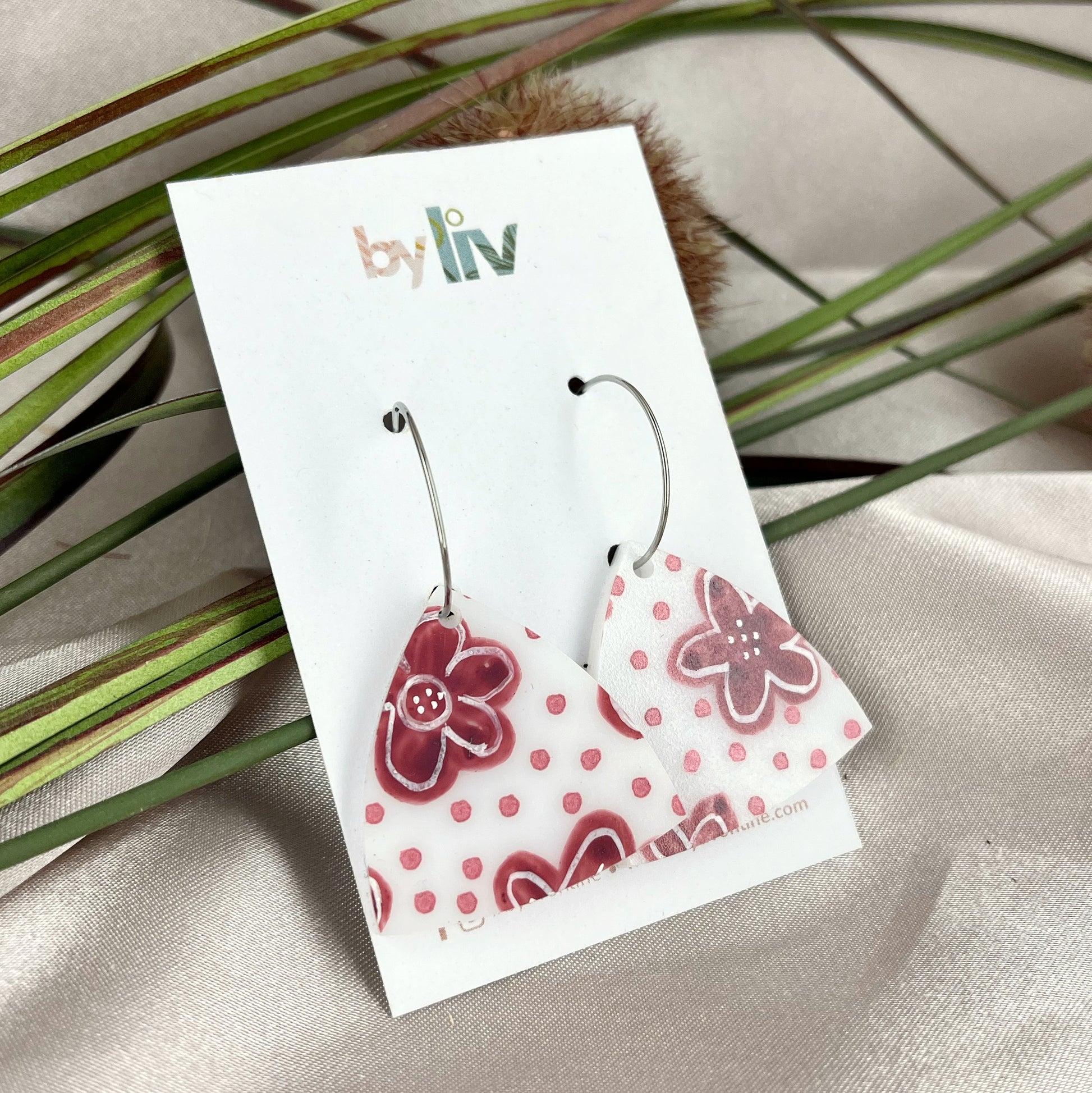 Wildflower Fields - Statement Fan Hoops