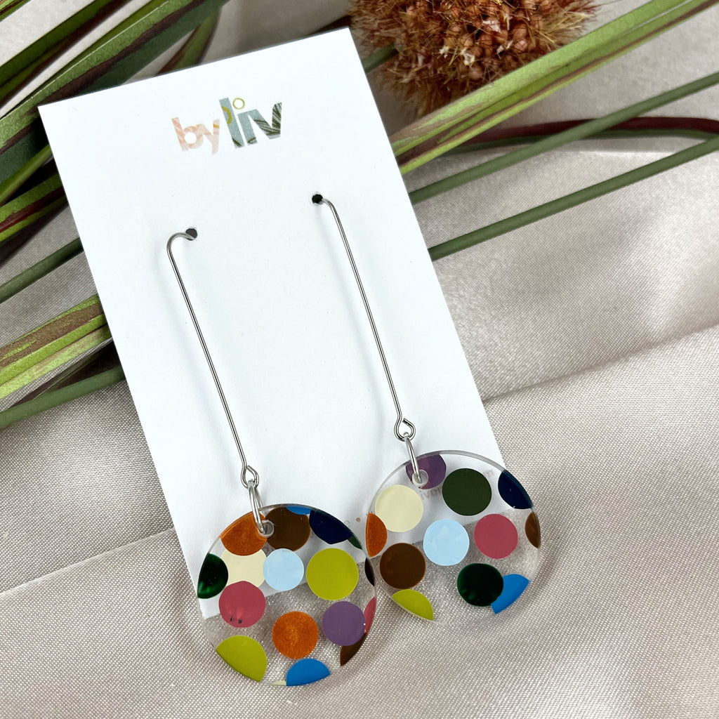 Confetti Days – Long Dangle Earrings