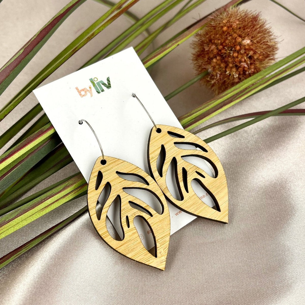 Bamboo Leaf Dangles - By Liv