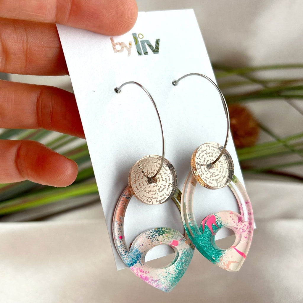 I Am Enough – Affirmation Earrings - By Liv