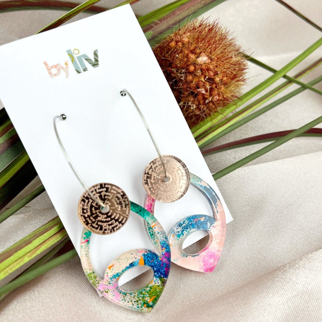 I Am Enough – Affirmation Earrings - By Liv