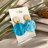 CHOOSE YOUR COLOUR: Marble dangles - medium