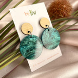 CHOOSE YOUR COLOUR: Marble dangles - medium