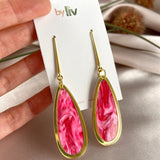 CHOOSE YOUR STYLE: Hot Pink marble glam drops