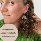 Cool strokes: Statement hoop earrings