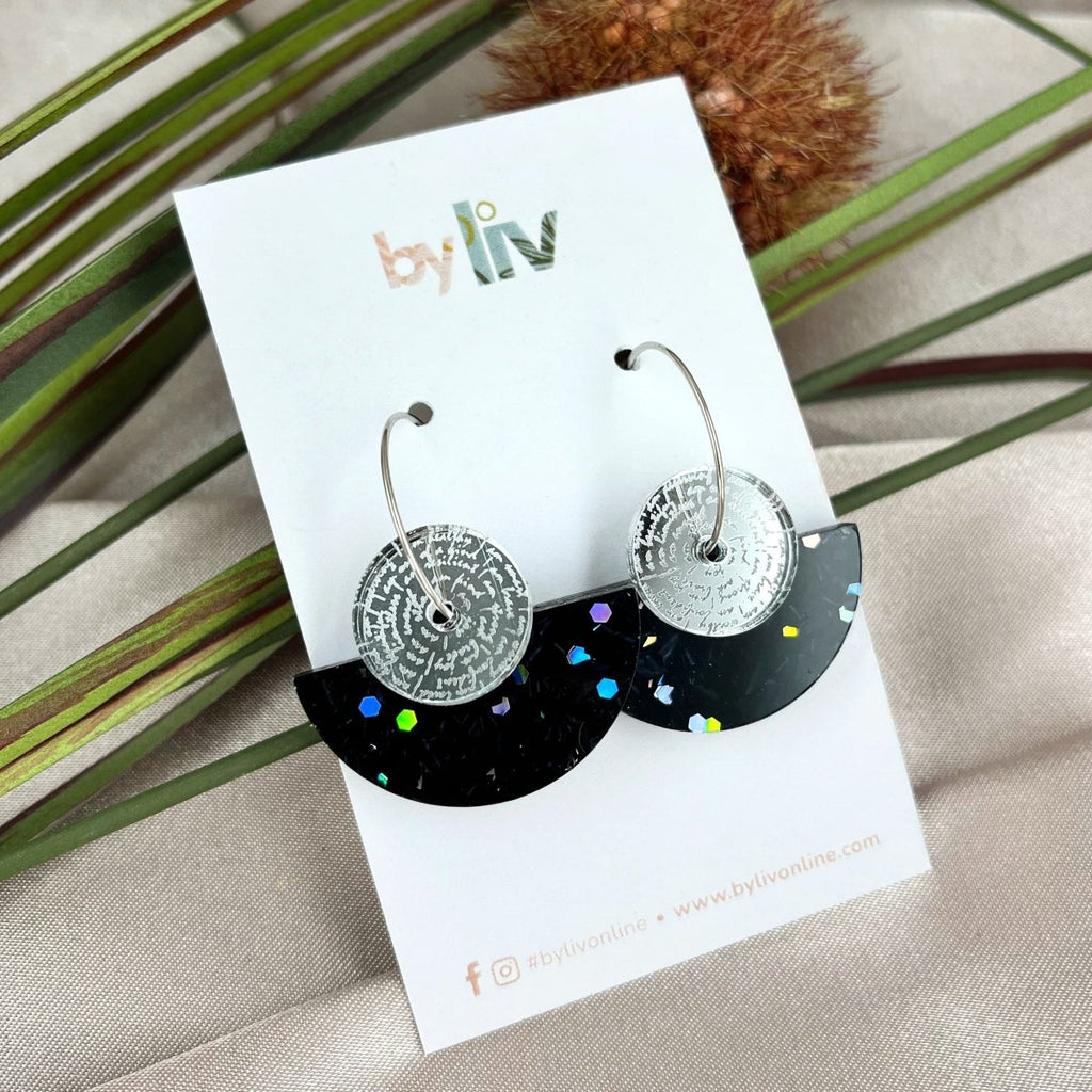 Midnight Magic - Aztec Affirmation Dangles - By Liv