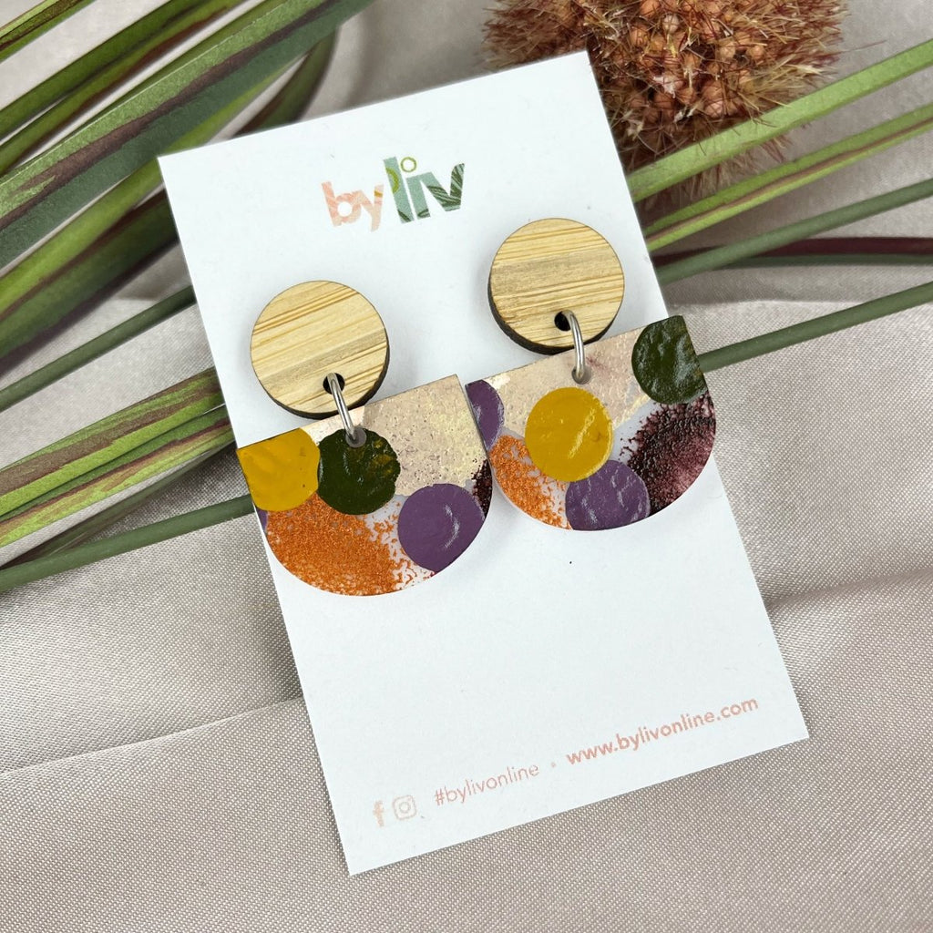 Mulled Magic - Scallop Dangles - By Liv