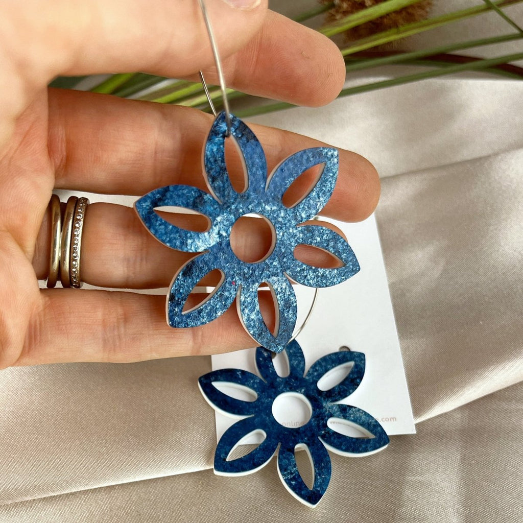 Navy Moods - Statement Bloom - By Liv