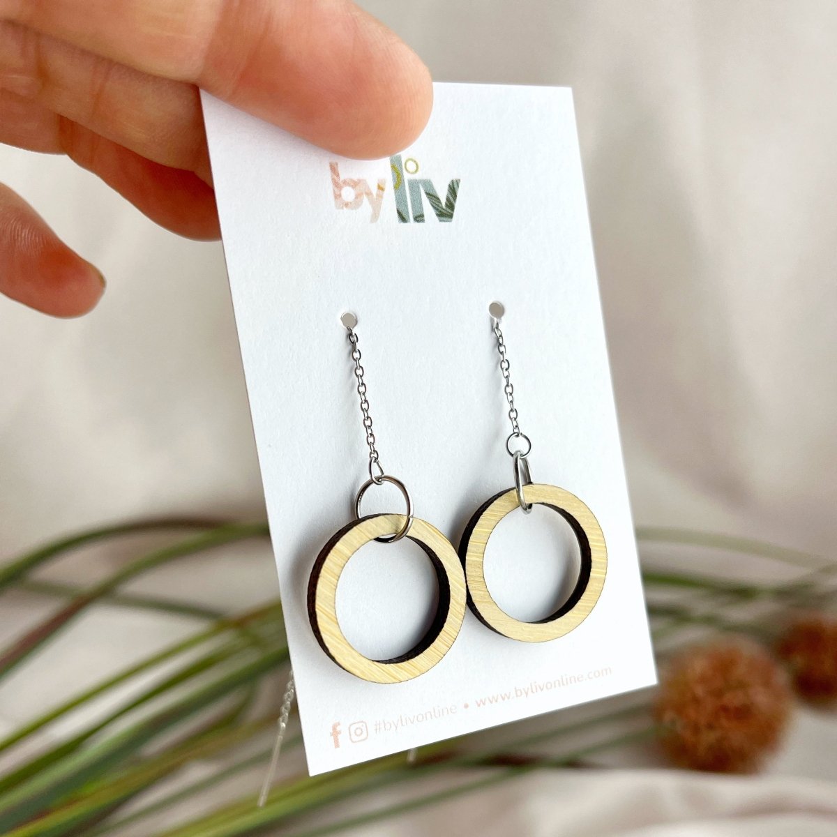Signature Bamboo Thread Earrings - By Liv