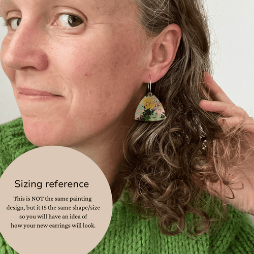 Spring Meadows - Hoop Earrings - By Liv