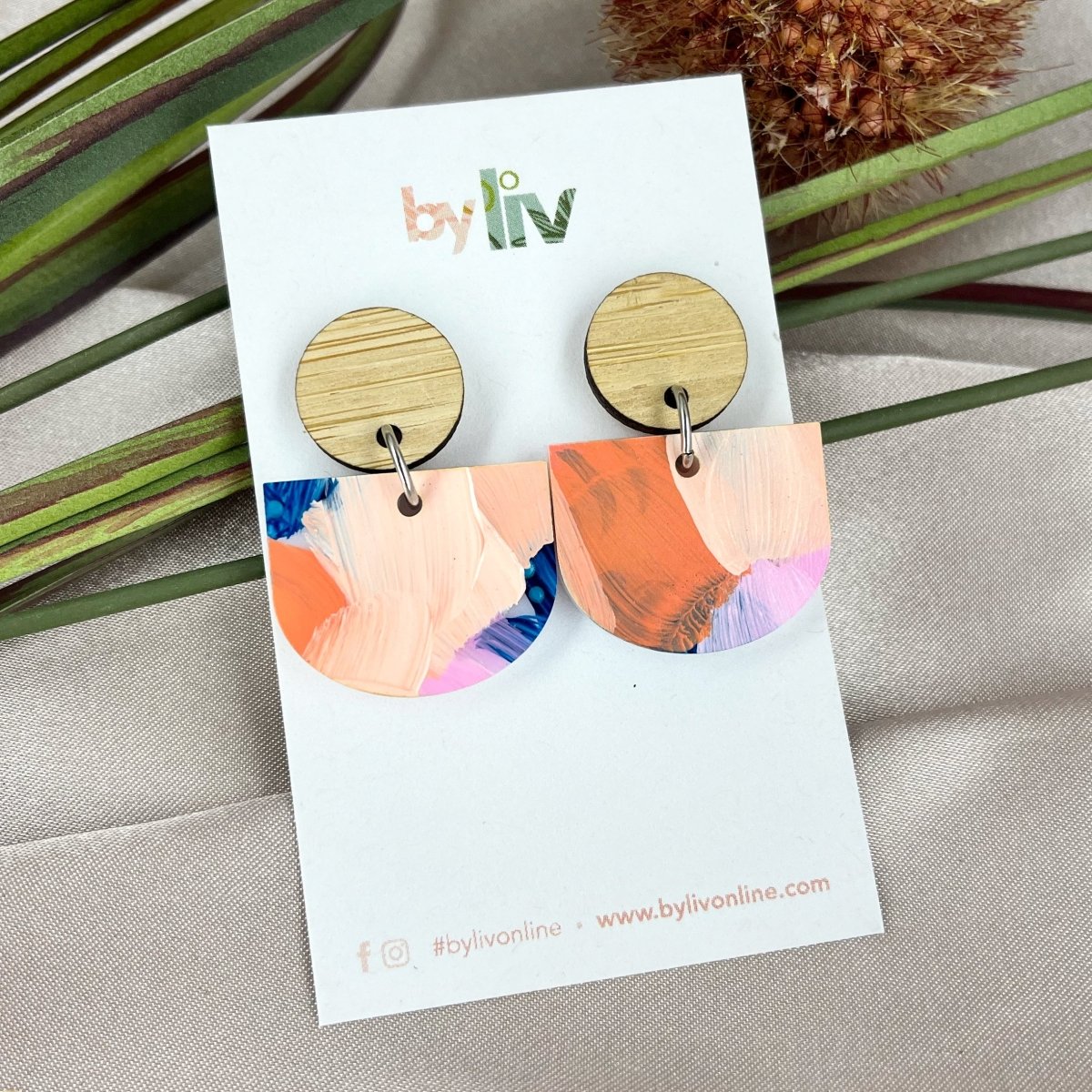 Summer Vibes - Scallop Dangles - By Liv